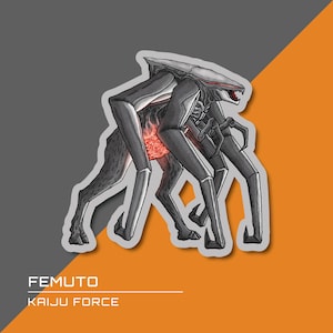 Female MUTO - Godzilla Series Vinyl Sticker