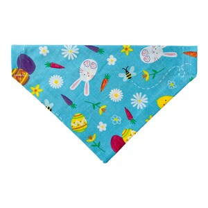 Easter Dog Bandana - Easter Bunny - Over the Collar - Option to Personalize - Two-Sided - Easter Cat Bandana - Puppy Gift