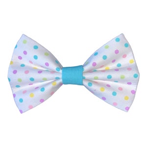 Easter Pet Bow Tie - Dog Bow Tie - Cat Bow Tie- Puppy Gift - Slides Over The Collar - Holiday Bow Tie - Handmade Pet Bow Tie