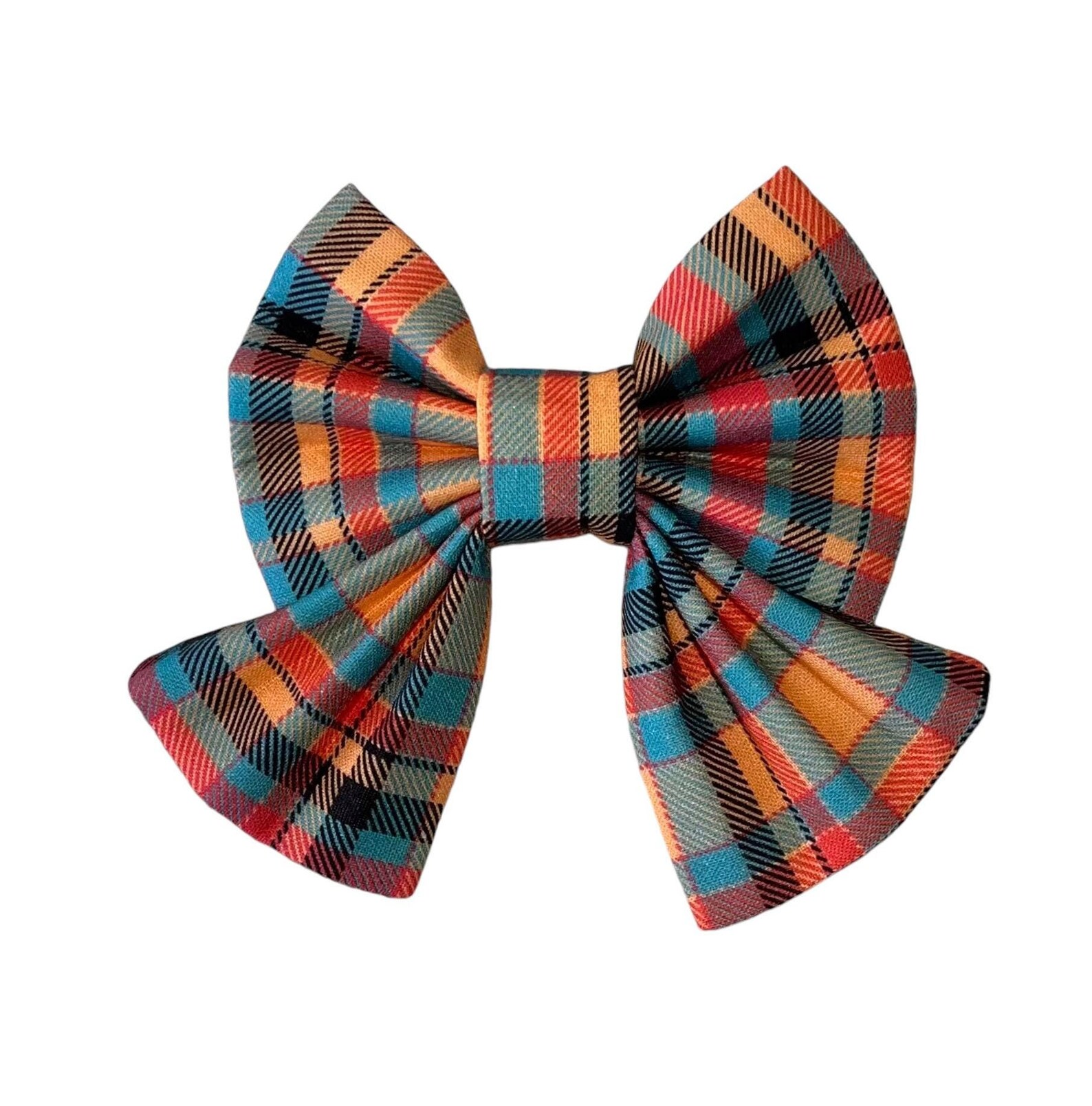 Fall Plaid Dog Sailor Bow Tie Plaid Sailor Dog Bow Tie Harvest Dog