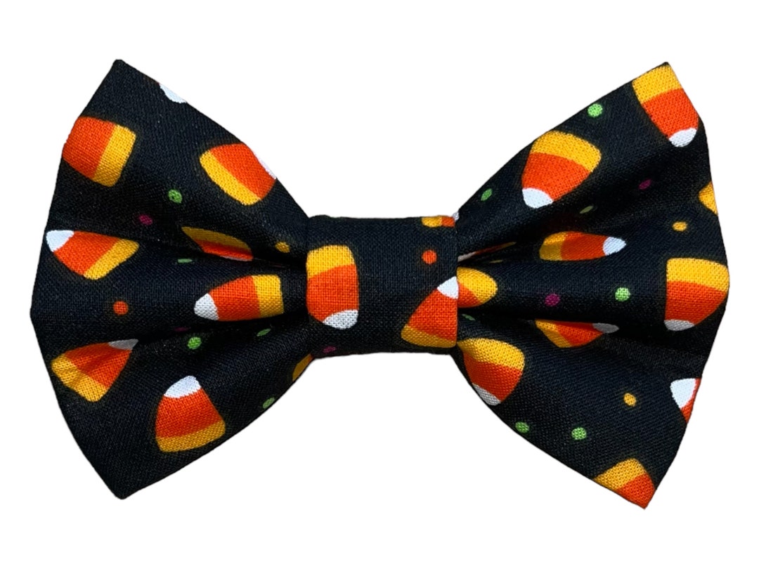 Halloween Pet Bow Tie Candy Corn Pet Bow Tie Halloween Dog Bow Tie Cat