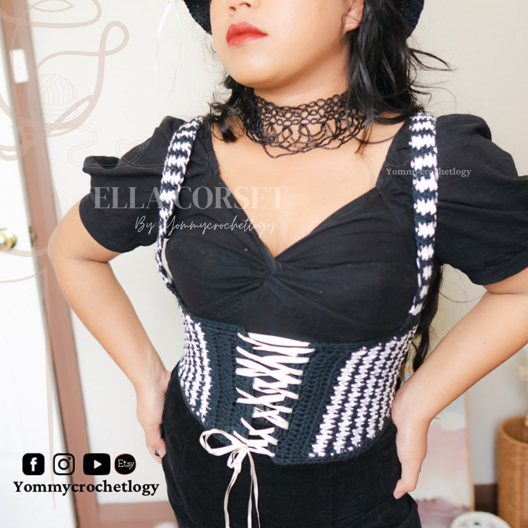 【新品】eaphi HAND CROCHET KNIT BUSTIER hand-crochet-knit-
