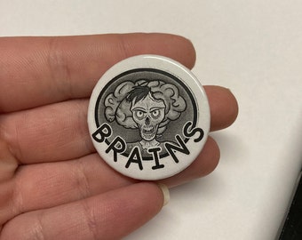 Zombies Brains Pins