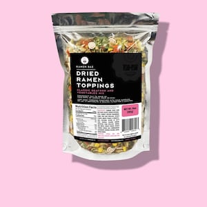Ramen Bae Seafood Mix Toppings, Dried Vegetables, 14 oz