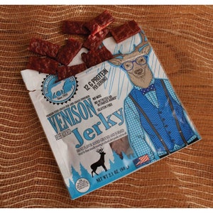 Pearson Ranch Premium Deer Jerky Venison Jerky Wild Game Meat Keto Snack 2.1 oz.
