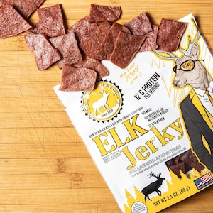 Pearson Ranch Jerky Wild Game Meat  Elk Jerky Keto Snack  2.1 Oz.