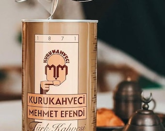 Mehmet Efendi Turkish Coffee Medium Roast Fine Ground Arabic Kahve - 17.6 oz