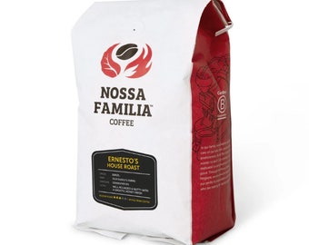 Nossa Familia Coffee Ernesto!s House Roast Medium Whole Bean 2 Lbs.