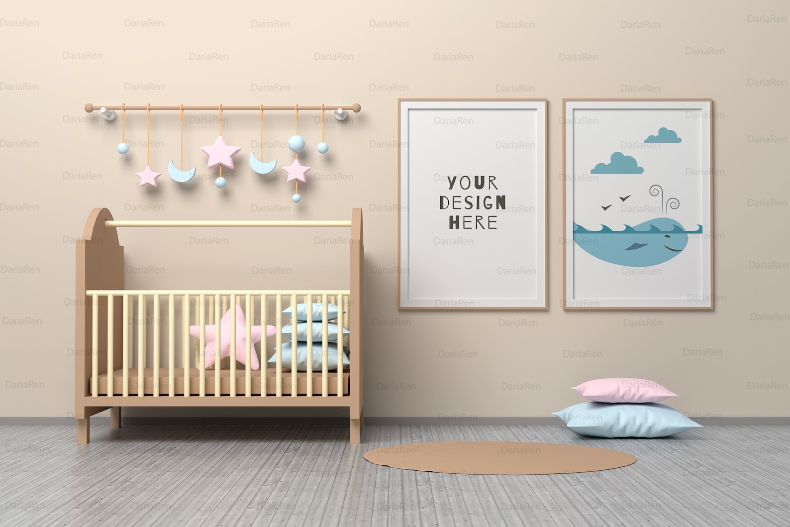 Nursery Frames Mockup Frame Mockup Bundle Kids Baby Mockup Etsy