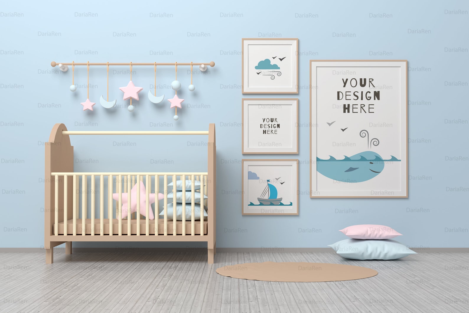 Nursery Frames Mockup Kids Baby Room Mockup Children Kids Etsy Italia