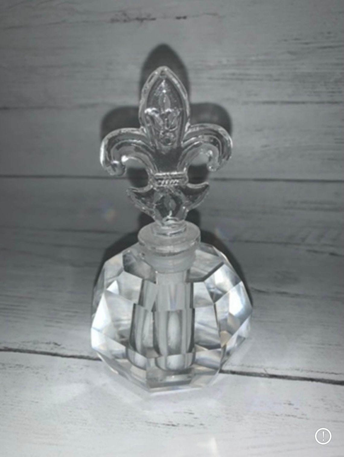 Crystal Fleur De Lis Perfume Bottle Etsy