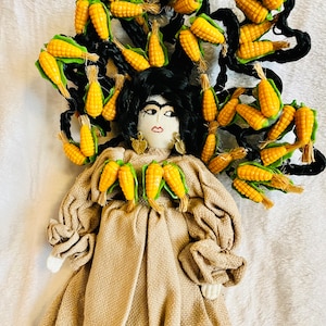 Medusa Corn Witch Poppet-Ward off evil/Protect from evil