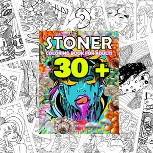 90s Cartoon Stoner Coloring Book For Adults: Adult Weed Coloring Book  Featuring Many Favorite 90 S Characters For Men & Women
