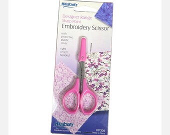 Embroidery Scissor, Pink Handle - Hobbycraft Sharp Point Scissor