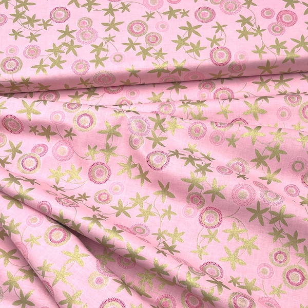 Japanese Maple fabric Sakura Greta Lynn Geisha Cotton Quilting fabric Benartex BT-CM6280M