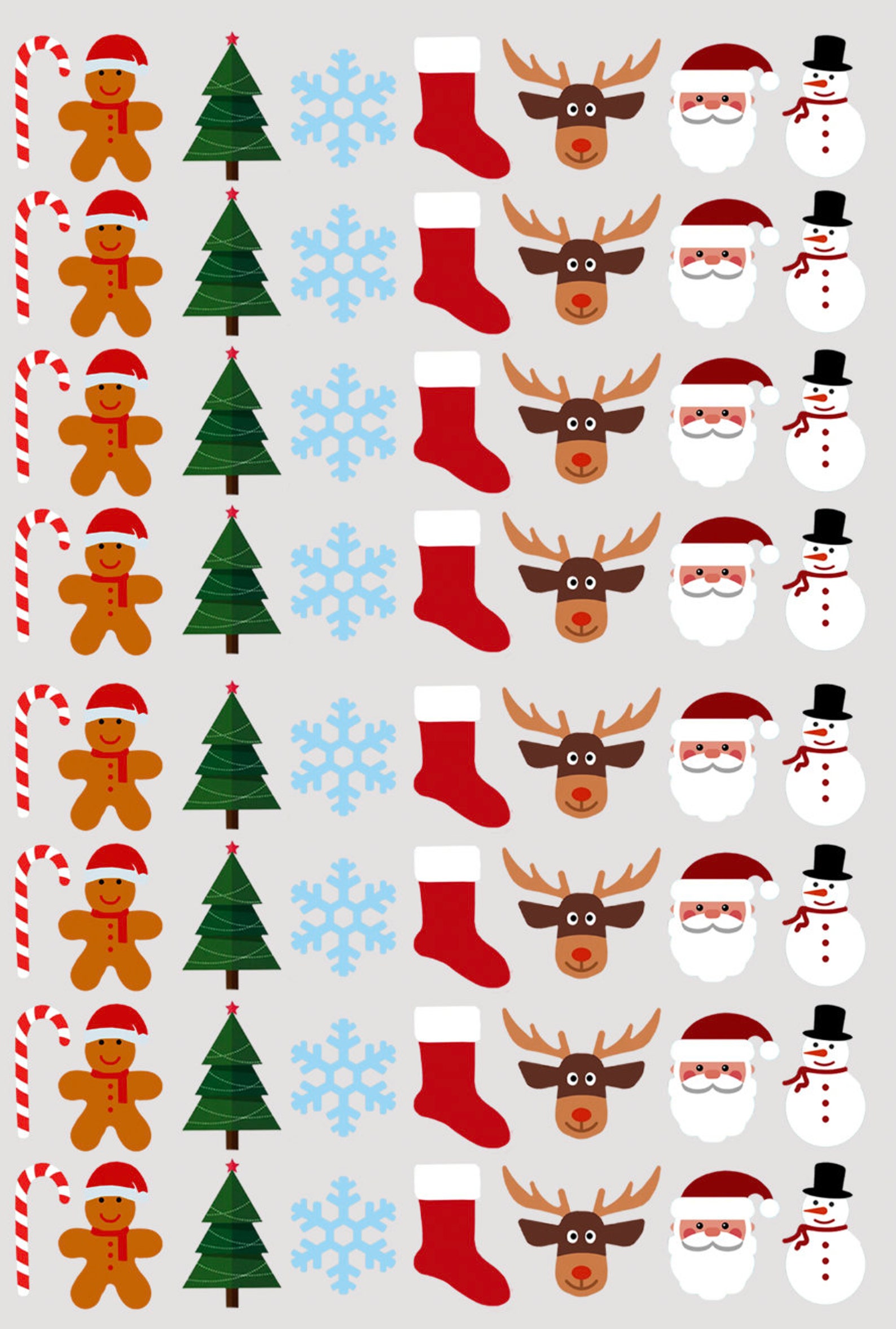 Tiny Christmas Stickers | Stickers for Christmas Packaging | Small ...