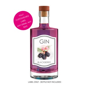 Custom Bottle Labels | Personalised Stickers | Printed Home brew Stickers | Homemade With Love | Wedding Favour Tag | Vodka Gin Cider