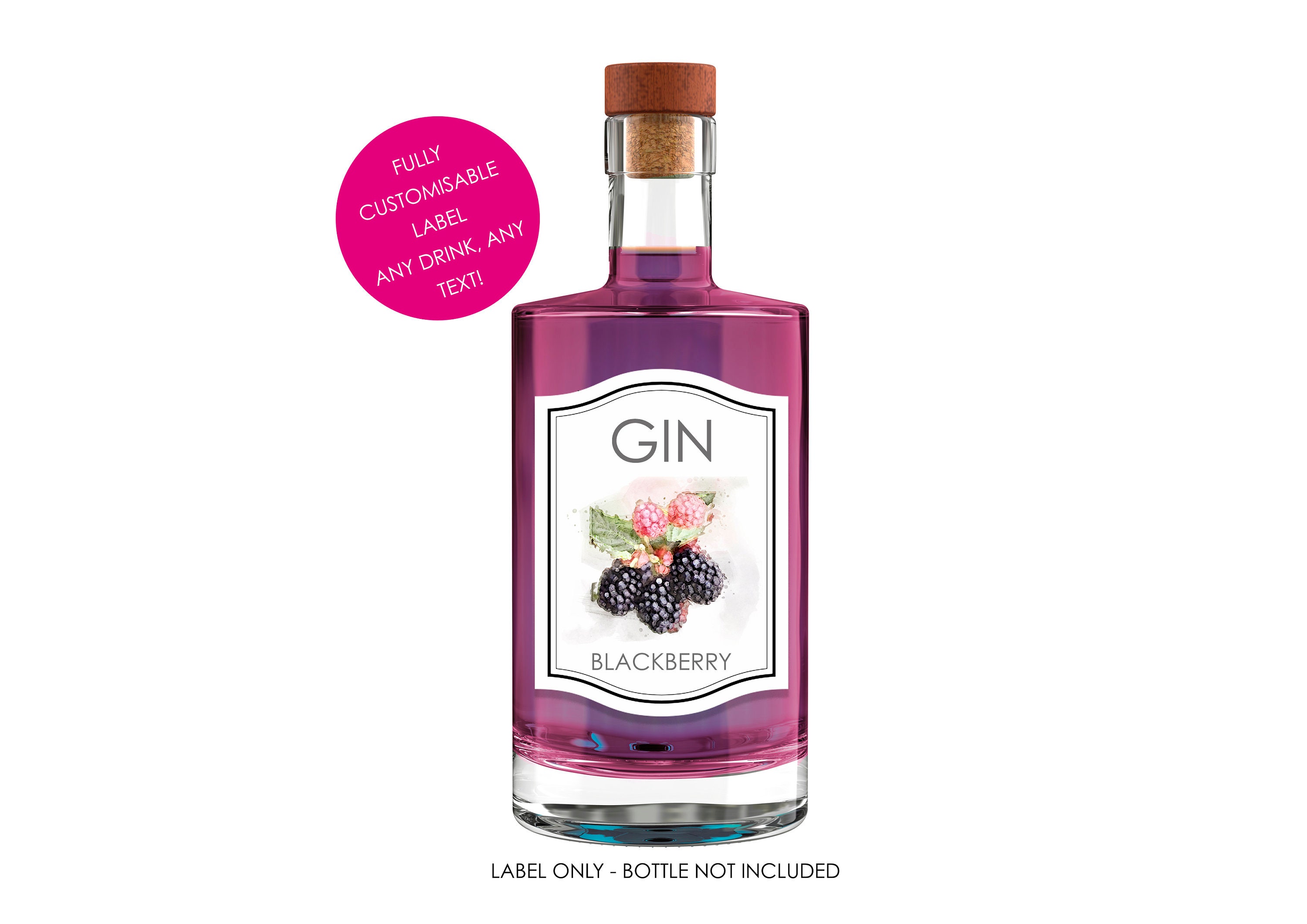 Gin Flaschenetikett personalisiert-Ideale Feier/Jahrestag