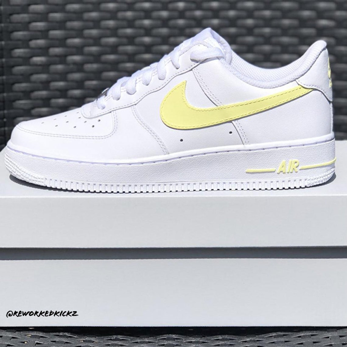 white yellow air force
