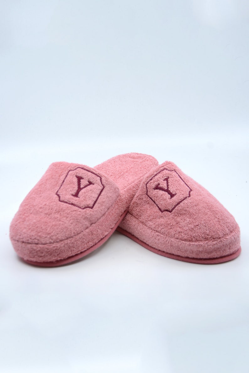 Personalised embroidered slippers Clearance