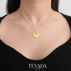 Collar de bruja con colgante de carta del Tarot LA LUNA, joyería mística para wiccanos, regalo de brujería para lectores de tarot, herramienta para mejorar la intuición.