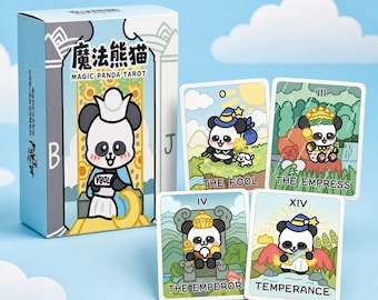 Magic Panda Tarot: Pocket Size Hand Drawn Panda Deck for Inner Child Healing