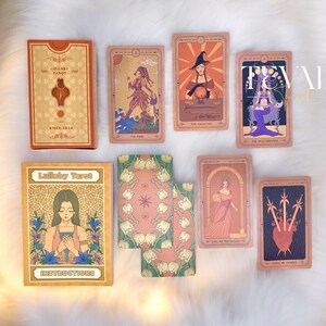 Tarot met slaapliedje: vrouwelijke kracht vieren met 78 kaarten met empowerment Identiteit voor zelfreflectie - uniek indie-tarotdeck voor beginners