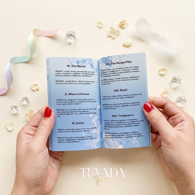 Starlit Gleanings Tarot with cute anime style watercolor art for intuitive divination and healing guidance.