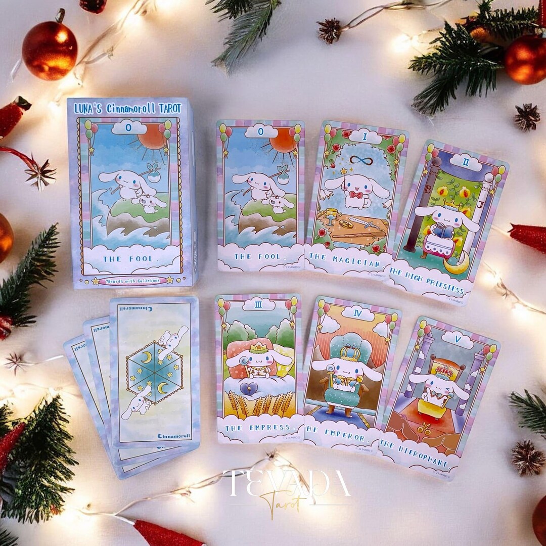 Luna's Cinnamoroll Tarot: Adorable and Whimsical Cartoon Cards for