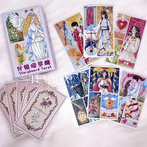 Storyboard-tarotdeck: filmische tekenfilmtarot voor beginners