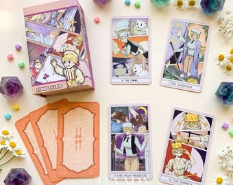Comic Strip Tarot COLOR Edition: Japanese Manga Art Inner Child Healing