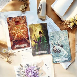 Chang An's Illusion Tarot DELUXE historical Chinese style Indie Tarot Cards for cultural reflection and divination.