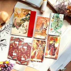 Chang An's Illusion Tarot DELUXE historical Chinese style Indie Tarot Cards for cultural reflection and divination.