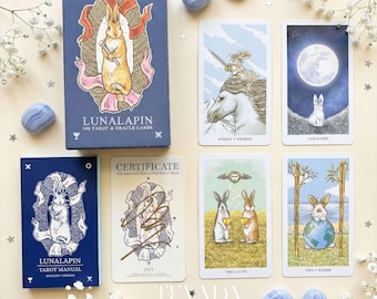 Lunalapin Rabbit Tarot & Oracle Deck: Whimsical Kawaii Bunny