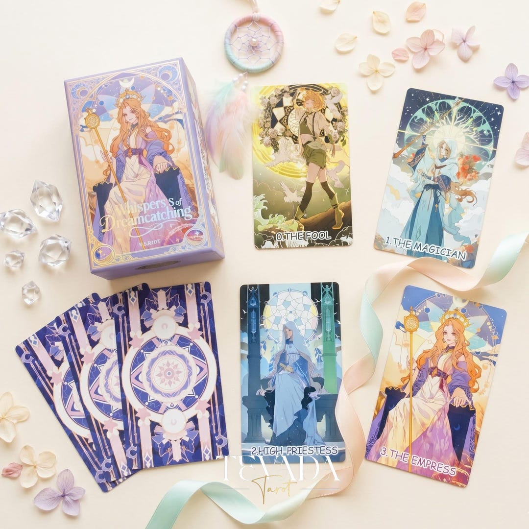 Whispers of Dream Catching Tarot Deck ULTRA Edt: Metallic Purple