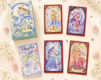 Stained Glass Tarot: Whimsical Storybook Cartoon Deck for Collectors Daily Pulls