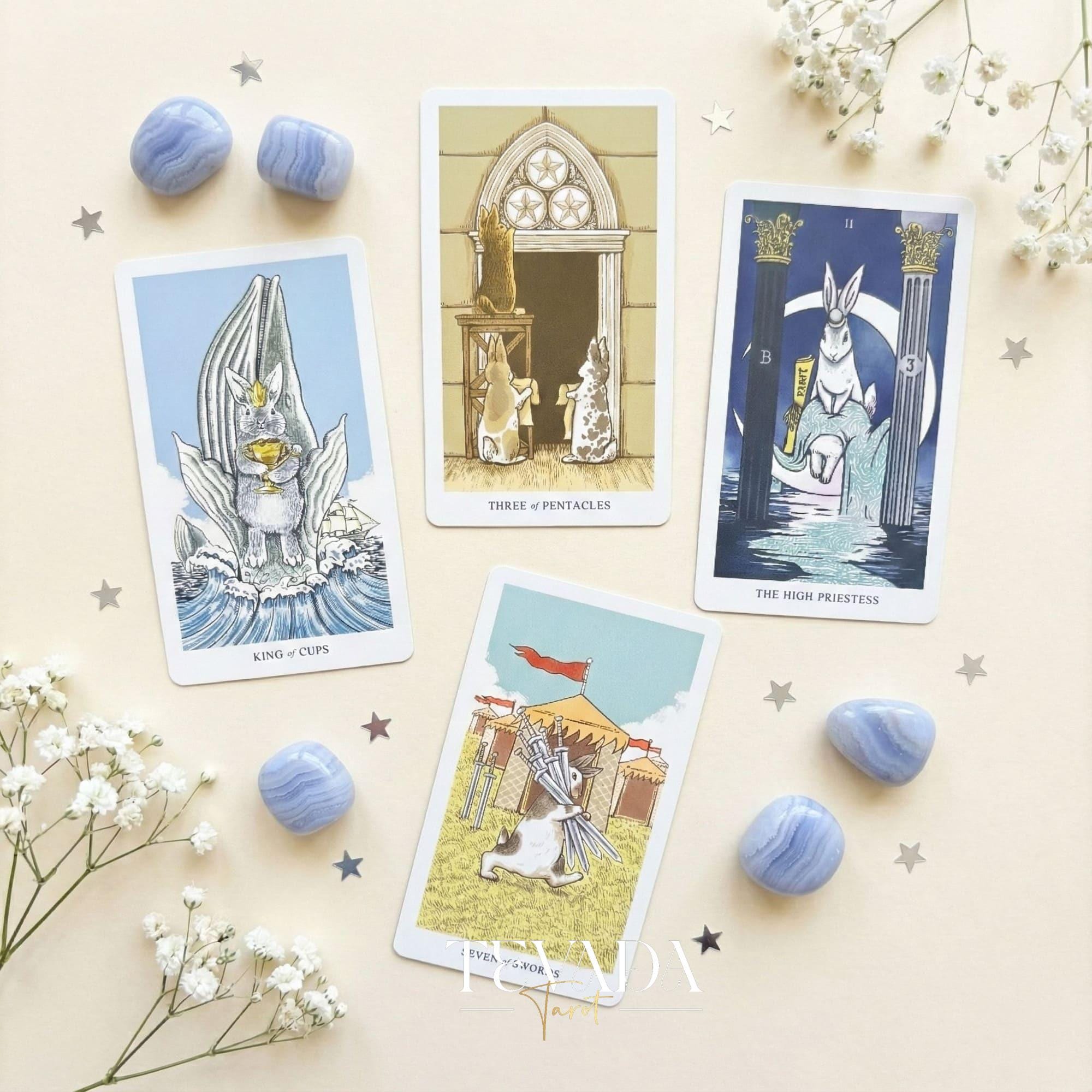 Lunalapin Rabbit Tarot & Oracle Deck: Whimsical Kawaii Bunny