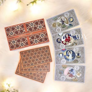 Sambucus Tarot II RWS Edition-Minimalist Artwork in horizontal layout intuitive readings & Meditation-Unique Indie Tarot Deck for Beginners