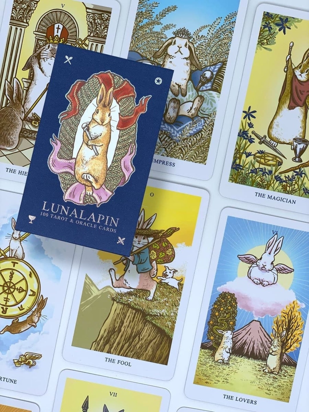 Lunalapin Tarot Oracle 2in1 Deck 2022 Unique Indie Tarot Deck For lunalapin-tarot-oracle-2in1-deck-2022-unique-indie-tarot-deck-for