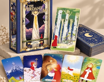 The Verdant Hollow Tarot: Enchanted Forest Folklore Deck Inner Growth Reflection