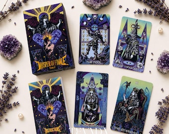 Whisper of Finale Tarot Deluxe Gilded Edition: Dark Gothic Deck Laser Edge Box Set