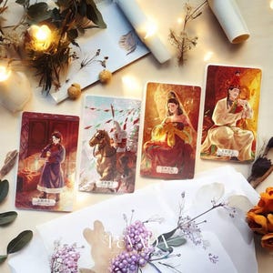 Chang An's Illusion Tarot DELUXE historical Chinese style Indie Tarot Cards for cultural reflection and divination.