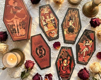 Aisling Tarot Gilded Edt.: Gothic Style Marseille Hybrid Shadow Work Tool
