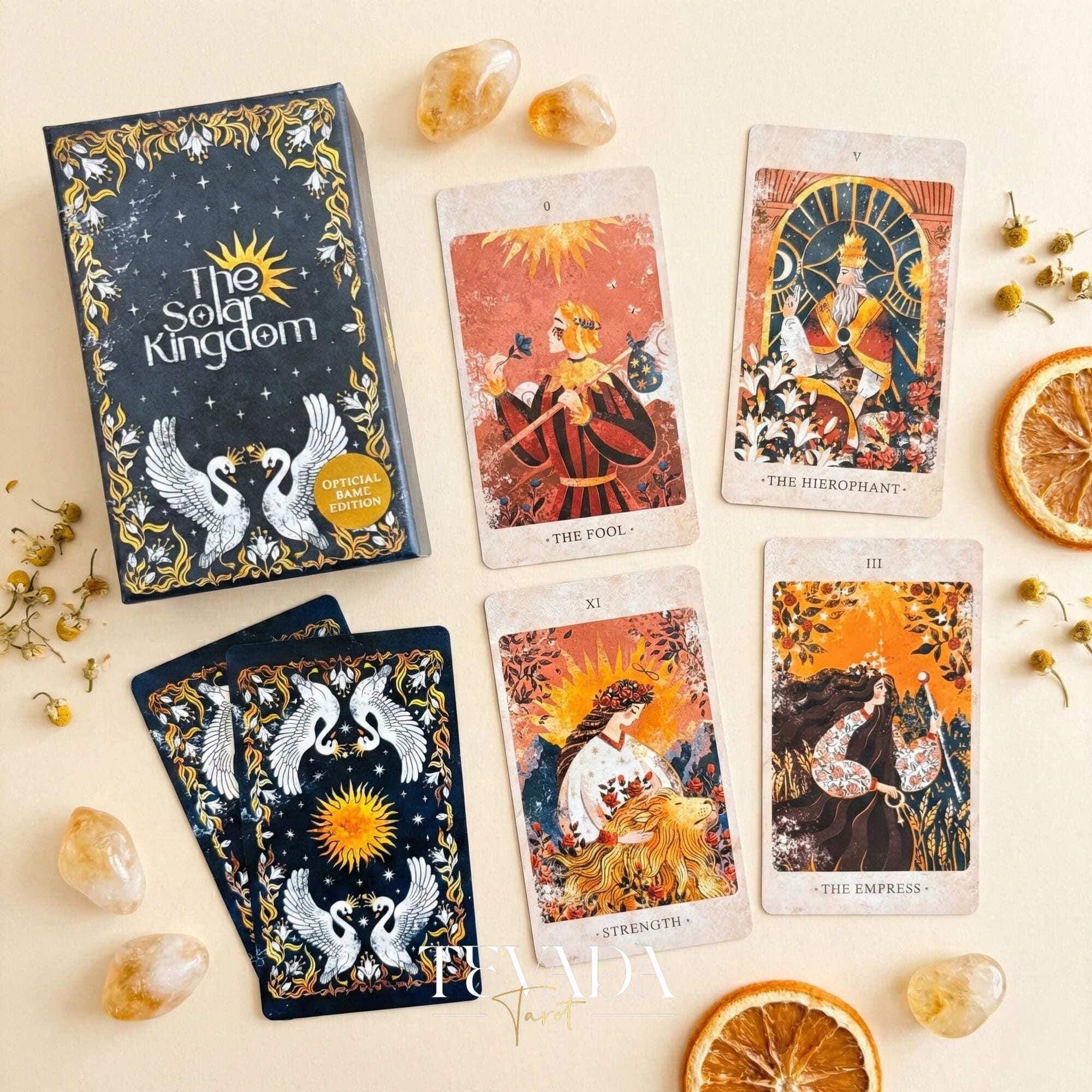 The Solar Kingdom Tarot. Official Basic Edt 2025: Retro Alchemical