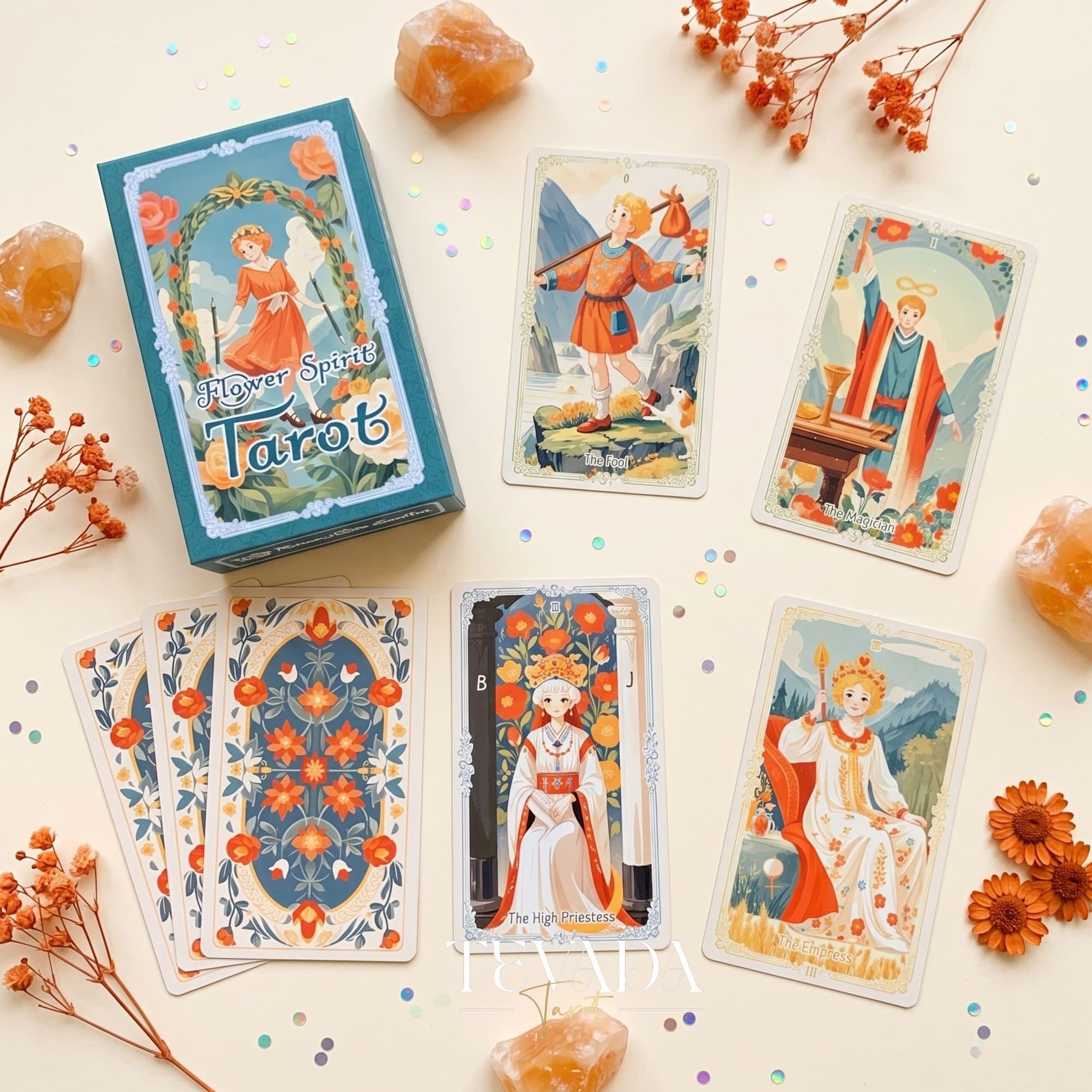 フラワー フェアリーズ デッキ フェアリーランド タロットカード 占い Flower fairies tarot deck - Etsy 日本