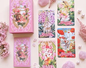 Beaming Booming Tarot & Oracle Deck: Hand Drawn Dreamy Patel Indie Art Cards