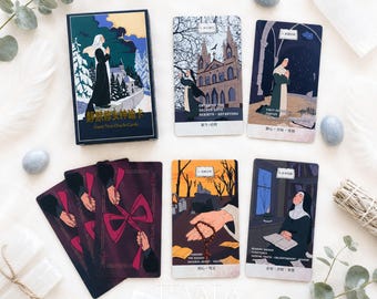 Silent Nun Oracle Cards: Gothic Monastery Deck for Shadow Work Reflection