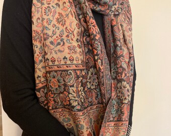 Handmade Royal Very Warm & Light in weight Soft to touch Pashmina feel scarf/shawl. Wrap it around and feel luxurious.