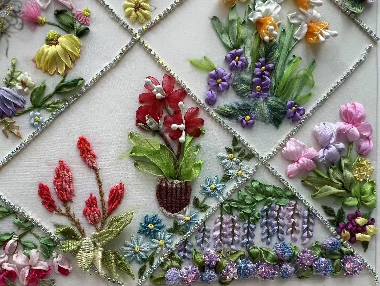 Original Kit for Ribbon Embroidery and Stumpwork With Tutorial Video ...