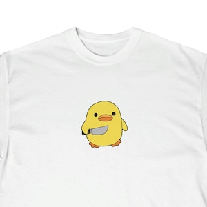 Ente Kükenmesser Meme T-Shirt - Lustige Memes T-Shirt - Kawaii Meme